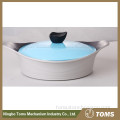 2014 new style glazed ceramic casseroles with lid